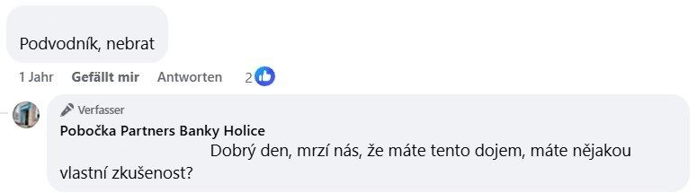 Příklad komunikace Some 1