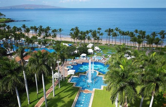 Luxusní resort na ostrově Maui