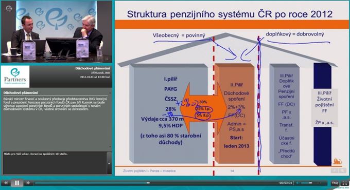 Ukázka webcastu přípravného kurzu