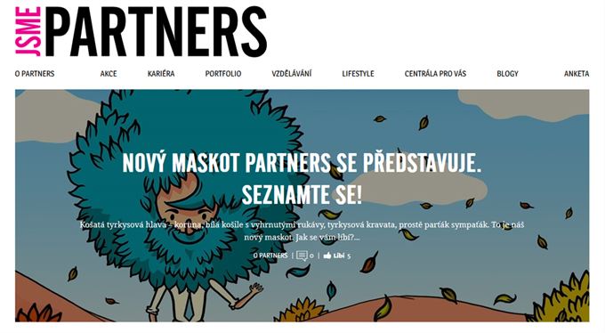 Jak se vám líbí nový web JsmePartners.cz?