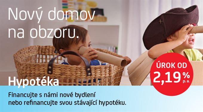 Zafixujte si hypotéku až na 10 let!                S UniCredit Bank již od 2,19 % p.a. 