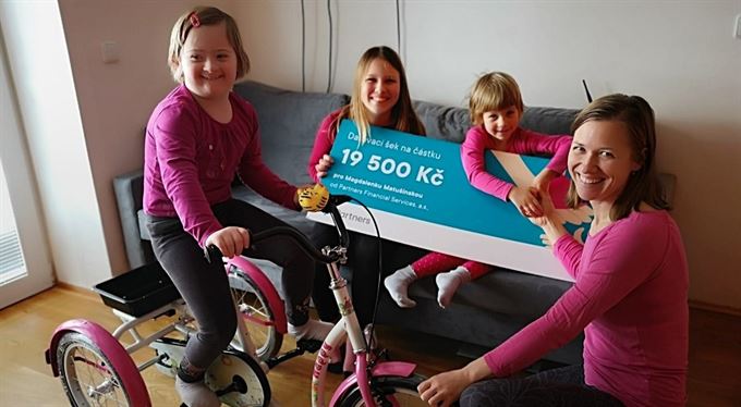 Charita Partners: Speciální tříkolka pro Magdalénku